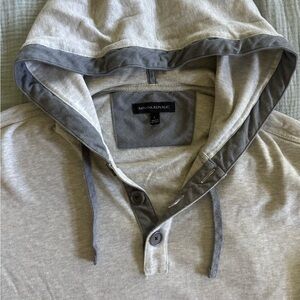 Banana Republic Gray Sweatshirt Hoodie